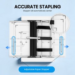 A3 Booklet Folding Binding Machine Paper Stapling Making Book Stapler Office 60W