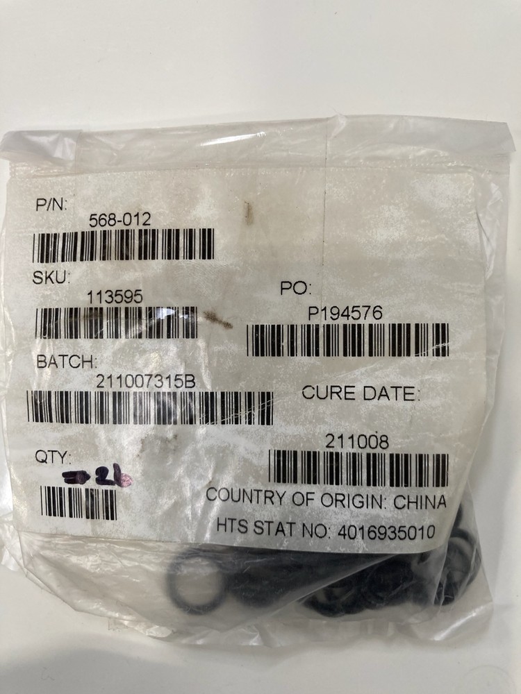 568-012 O-Ring 0.375″ ID x 0.5″ OD x 0.063″ CS Buna-N 70 Duro Seal (Pack 26)