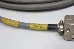 Alcatel CFF 450 Turbo Vacuum Pump Controller Connecting Cable Metal Connectors