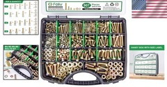 Complete 907pc Grade 8.8 Alloy Steel Bolt Set – Organized Tool Box Included