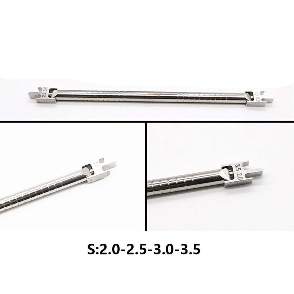 Dental Lab Instrument Metal Brackets Height Gauge Brace Locator Positioner S/M/L