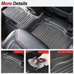 Floor Mats for 2020-2025 2026 Ford Explorer Accessories, Cargo Mat with Backr…