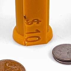 3D Printed Patented Design Coin Counter & FAST WRAP TUBES W/ Inspect&Reach Gap