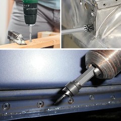10Pcs/Set 3/8″ Double Sided Rotary Spot Weld Cutter Remover Drill Bits Cut Welds
