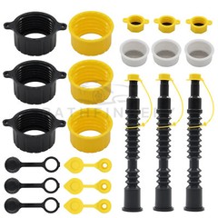 3PK Spout With Vent Kit Replacement For Old Gas Can Fill Fuel Diesel Water Jug