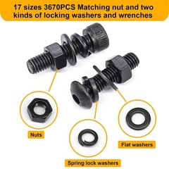 Anti-Rust Alloy Steel Screws in Black Zinc Finish