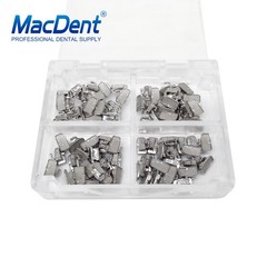 200Pcs MacDent Dental Orthodontic Buccal Tubes 1st Molar MBT ROTH 022 Monoblock
