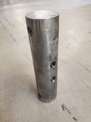 Shaft, Coupling, 2 7/16″ Shaft Size, 2-Bolt, Hardened Carbon Steel