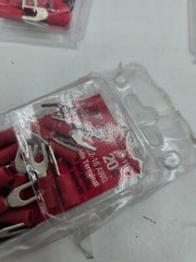 (QTY 120) Gardner Bender 20-111 22-16 Gauge Red Spade Terminals