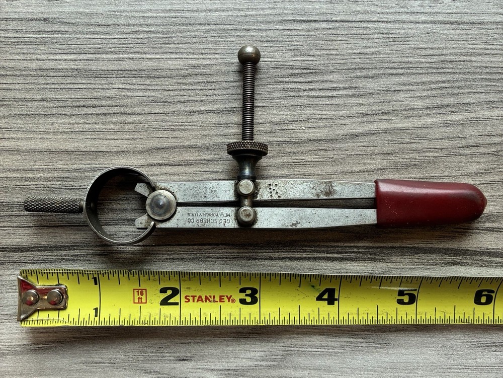 Geo. Scherr Co. Calipers Machinist Tool New York USA