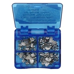 80pcs Tubos de ortodoncia Dental Buccal Tubes 2nd Molar Roth 022 Bondable 3G