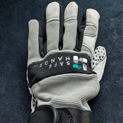 Safe Hands Hook and loop closure Mechanics Gloves Size M