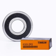 (2Pack) TIMKEN 6305-2RS 25X62X17MM Double Rubber Seal Ball Bearings 6305RS