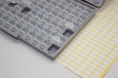 Empty BOX-ALL enclosures SMD SMT resistor capacitor Organizer 0805 0603 0402 lid