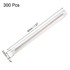 40mm 3.6mm OD Fiber Optic Fusion Splice Tube Protector Sleeve Size: 40mmx3.6mm