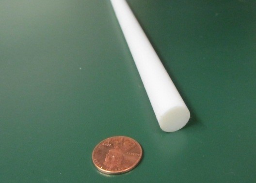 Teflon PTFE Virgin White Rods (1/2) .500″ Diameter x 36″ Long