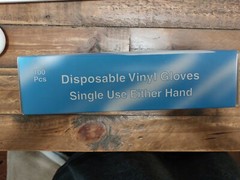 Vinyl GLOVES Powder Free Med. 10/100- 1000 GLOVES TO A CASE