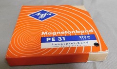 AGFA Magnetonband PE 31 Langspiel-Band 270m 900ft Long Play Reel to Reel