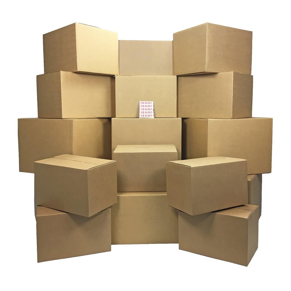 UBMOVE Staging Realtor Kit 18 Moving Boxes & Supplies