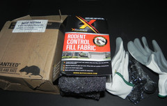 Xcluder Rodent Control Fill Fabric, DIY Kit, Stainless Steel Wool,
