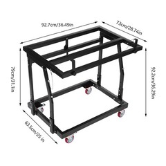 Heavy Duty Drywall Panel Cart, Panel Handler Cart, Tilting Panel Carts W/Casters