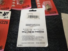 Anderson Barrows Tubing To Female Pipe Coupling Part No. Bp46 8 Lot 1/4″ X 1/4″