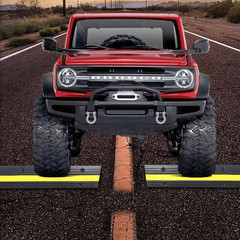 Cable Protector Ramp Rubber Speed Bumps 6600 Lbs. Load Capacity for Asphalt Conc