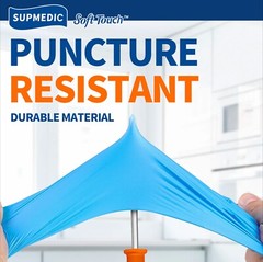 Medical Nitrile Exam Gloves Blue 100 PCs Powder-Free Food-Safe Disposable Glove