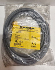 NEW IN BAG! TURCK M12 EUROFAST RIGHT ANGLE FEMALE CONNECTOR U2201 WK 4.2T-4/S90