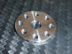 Titanium M6 FLAT DRILLED WASHER BIKE KART CAR BOAT WASHERS NO RUST 23 DIAMETER