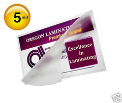 1000/pack Prayer Cards Hot Laminating Pouches 5 Mil 2-3/4 x 4-1/2, 2.75 x 4.5