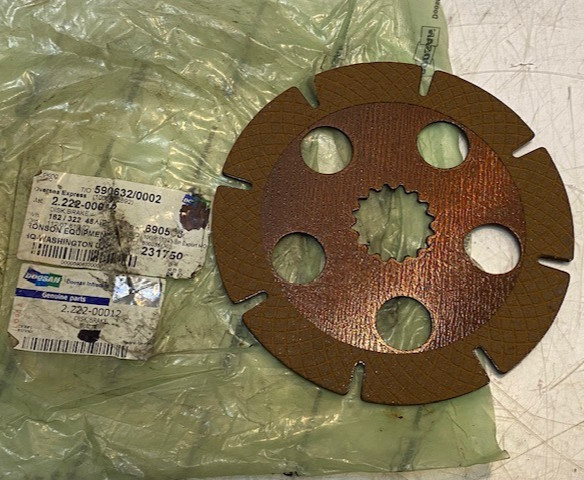 Doosan Disc Brake 2.222-00012 | 8″ Dia 47mm Bore 30mm Holes
