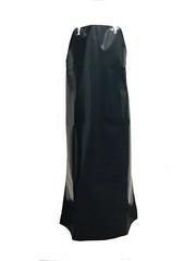 Vinyl Dishwashing Apron, Heavy Duty 23 Mil, Extra Long, Black (Pack of 1)