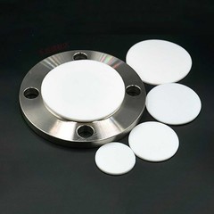 Ø 5mm-150mm PTFE Solid Round Seal Gaskets Disc Thick 0.5/1/1.5/2/3/4/5/6/8-10mm