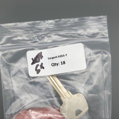 5x Sargent 265 T Key Blanks T Keyway Nickel Silver 5 Pin