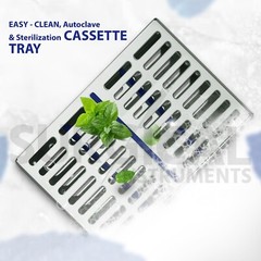 Surgical Autoclave Dental Sterilization Cassette Box Racks for 10 German Grade