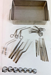 28 Piece Storz Pilling Weck Myringotomy Tray w/ Sterilization Basket ENT Otology