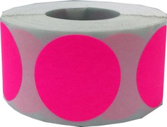 Circle Color Dot Stickers | 1.25″ Inches Round – 500 Pack | Pick One Color
