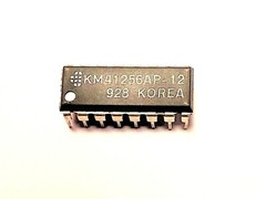 KM41256AP-12 “Original” SAMSUNG 256K DRAM 16P DIP IC 2 pcs