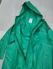 ALPHA SOLWAY CHEMMASTER GREEN COLLARED CHEMICAL COVERALL SIZE L