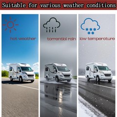 RV Roof Coating White 1 Gallon, Waterproof RV Roof Sealan,Solar Reflective Se…