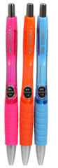 Inc. Forma Retractable Ball Point Pens 1.0 mm, Pack of 3 (Blue Ink)