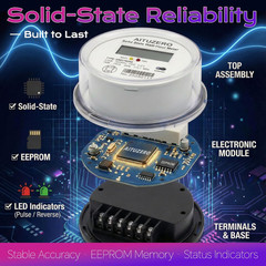 Digital RV Electric Usage Meter, 120/240V Single Phase, Electricity Usage Meter,