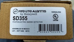 Fire-Lite SD355 Photoelectric Addressable Smoke Detector -Honeywell SD 355