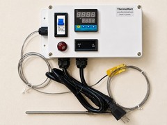 Plug Play Powder Coating Paint Temperature Controller + Timer Gas Oven Kiln