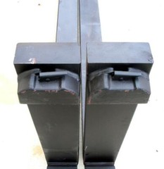 NEW CLASS IV 4 8 FT FORKS 2.5″ X 6″ X 96″ (PAIR) FORKLIFT FORK FOOT
