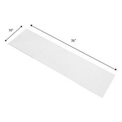 SSWBasics Tempered Glass Shelf – Set of 2 – Stylish & Sturdy Floating Shelves