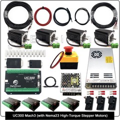 Black ULTIMATE Bee CNC Router Engraver Machine Full Kit Ball Screw Transmission
