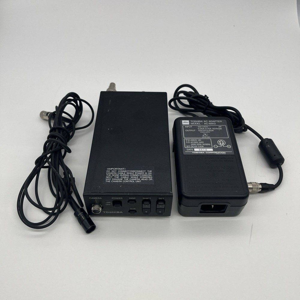 Toshiba IK-SM40A Camera Control Unit with AC-M412 Power Supply