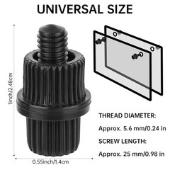 License Plate Bolts 4 Pcs 6Mm License Plate Screws Universal Thread Screws Nylon